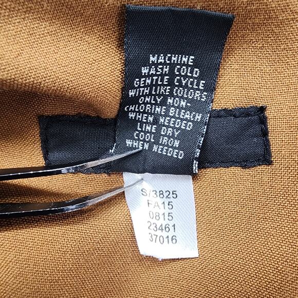 Alfani Skirt Size 4 Brown Pencil Straight Cut Stretch Back Slit Office Career - Picture 4 of 7